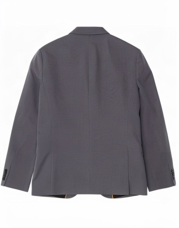 Zara Ανδρικό μπουφάν σακάκι με 1 κουμπί EU 52 Large Blue Polyester