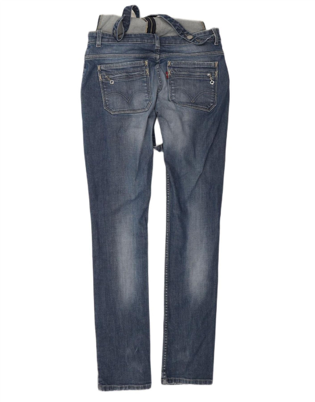 Levi's Womens Dungarees Slim Jeans W29 L34 Blue Cotton
