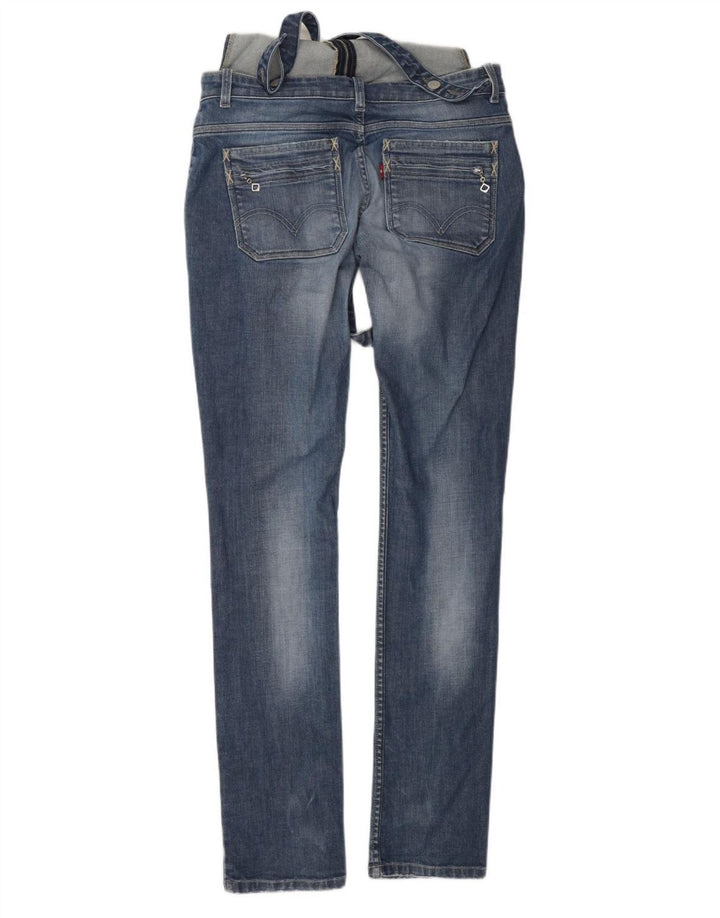 Levi's Womens Dungarees Slim Jeans W29 L34 Blue Cotton