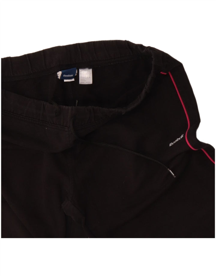 Γυναικεία αθλητική φόρμα REEBOK Παντελόνι UK 14 Large Black Polyester