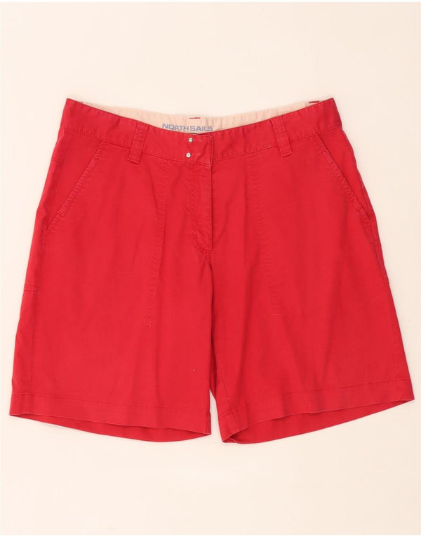 North Sails Γυναικείο Σορτς Chino IT 46 Μεγάλο W32 Κόκκινο Βαμβακερό