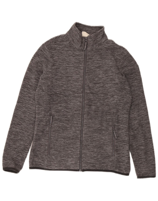 Mountain Warehouse Γυναικείο Oversized Fleece Jacket UK 10 Small Grey Flecked