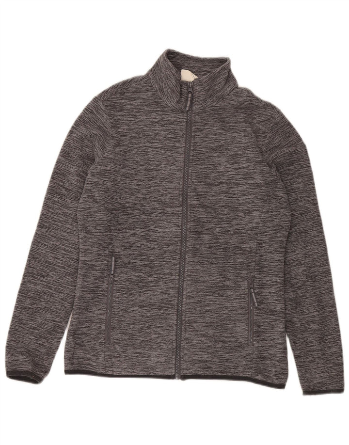 Mountain Warehouse Γυναικείο Oversized Fleece Jacket UK 10 Small Grey Flecked