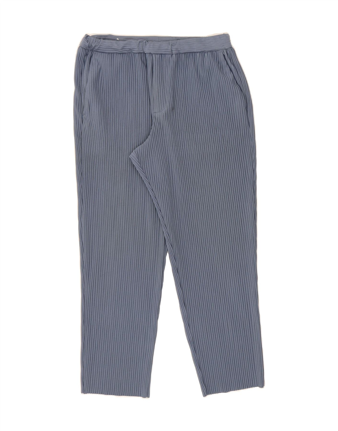 ZARA Womens Straight Chino Trousers Medium W31 L28 Blue Vintage Zara and Second-Hand Zara from Messina Hembry 