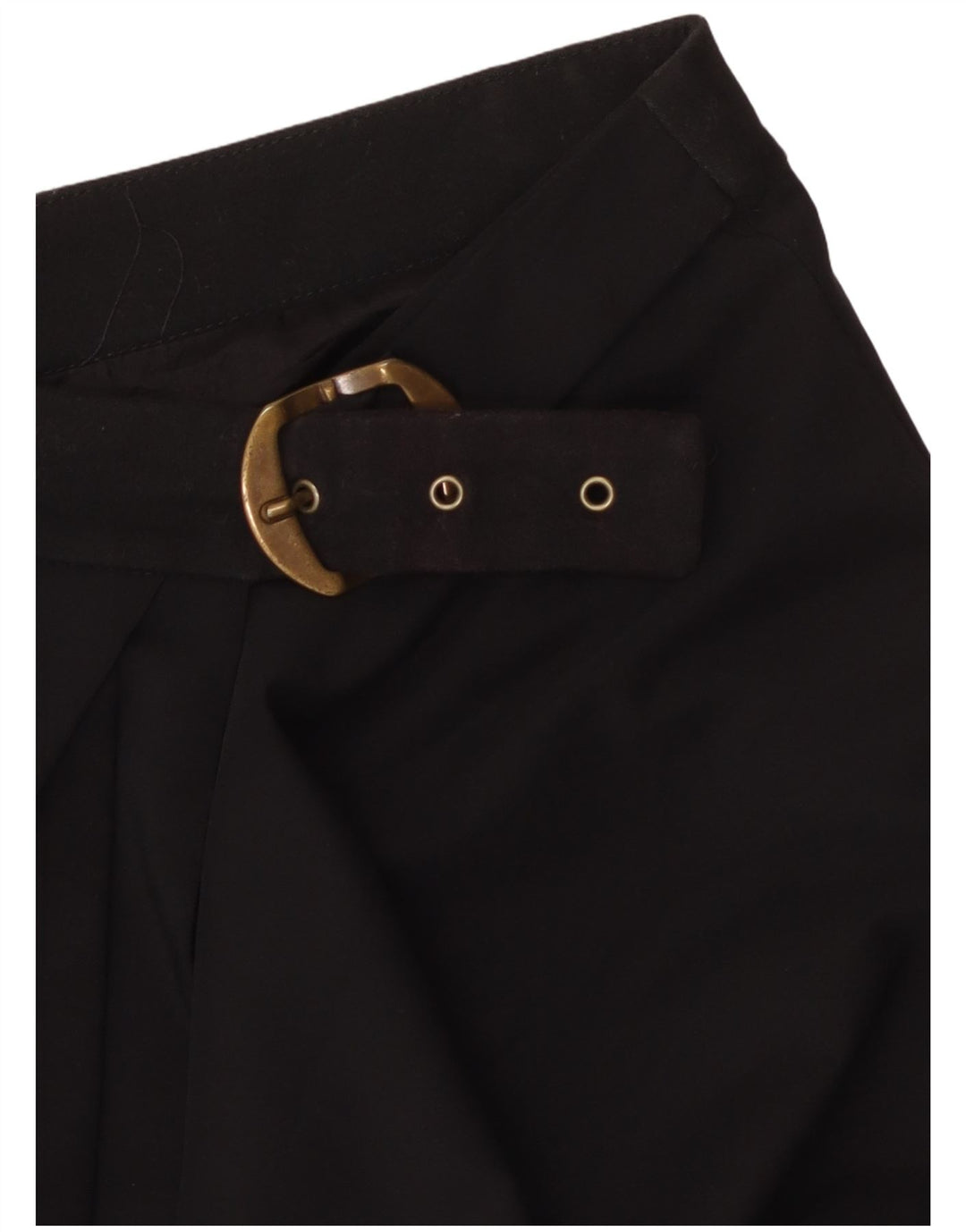 ANGELA MELE Γυναικεία Φούστα Wrap IT 44 Medium W30 Μαύρη Μάλλινη