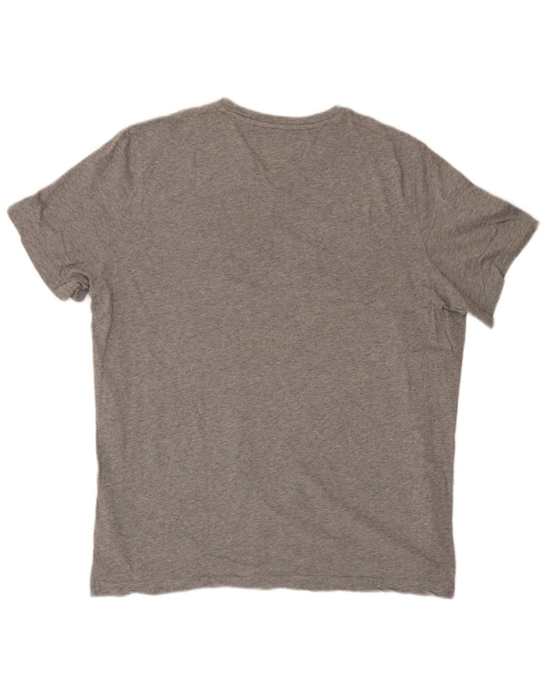 TOMMY HILFIGER Γυναικείο T-Shirt Top UK 20 2XL Γκρι βαμβακερό