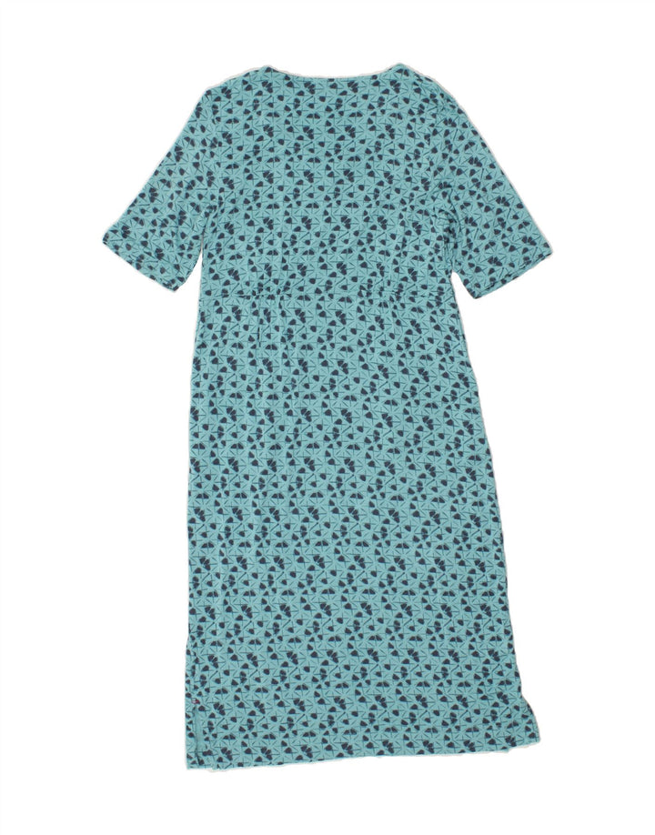 WHITE STUFF Womens Abstract Pattern Maxi Dress UK 10 Small Blue Modal Vintage White Stuff and Second-Hand White Stuff from Messina Hembry 