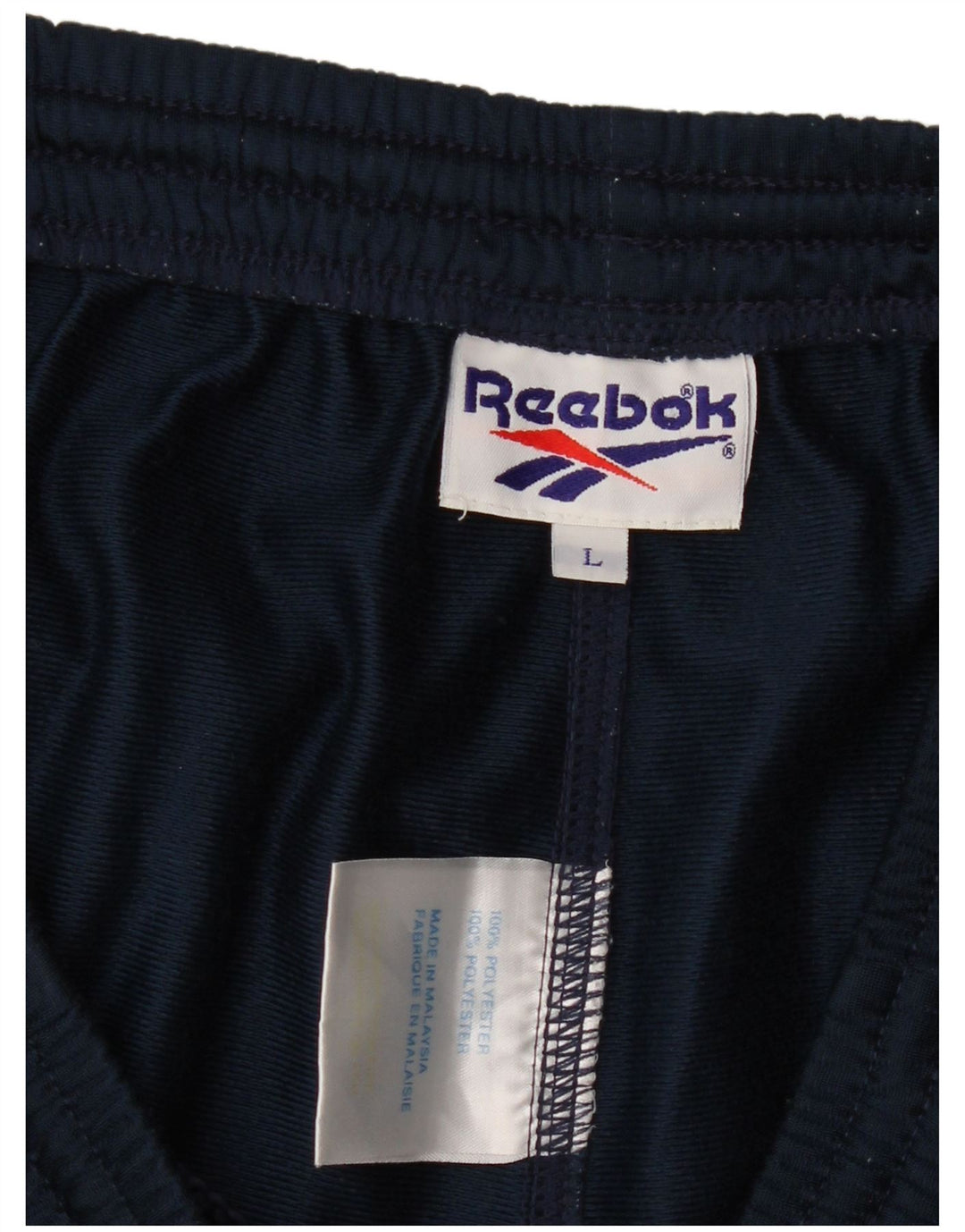 Ανδρική φόρμα Reebok Παντελόνι Joggers Large Navy Blue Colourblock