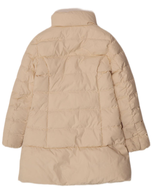 Woolrich Γυναικείο μπουφάν με επένδυση UK 10 Small Off White Polyester