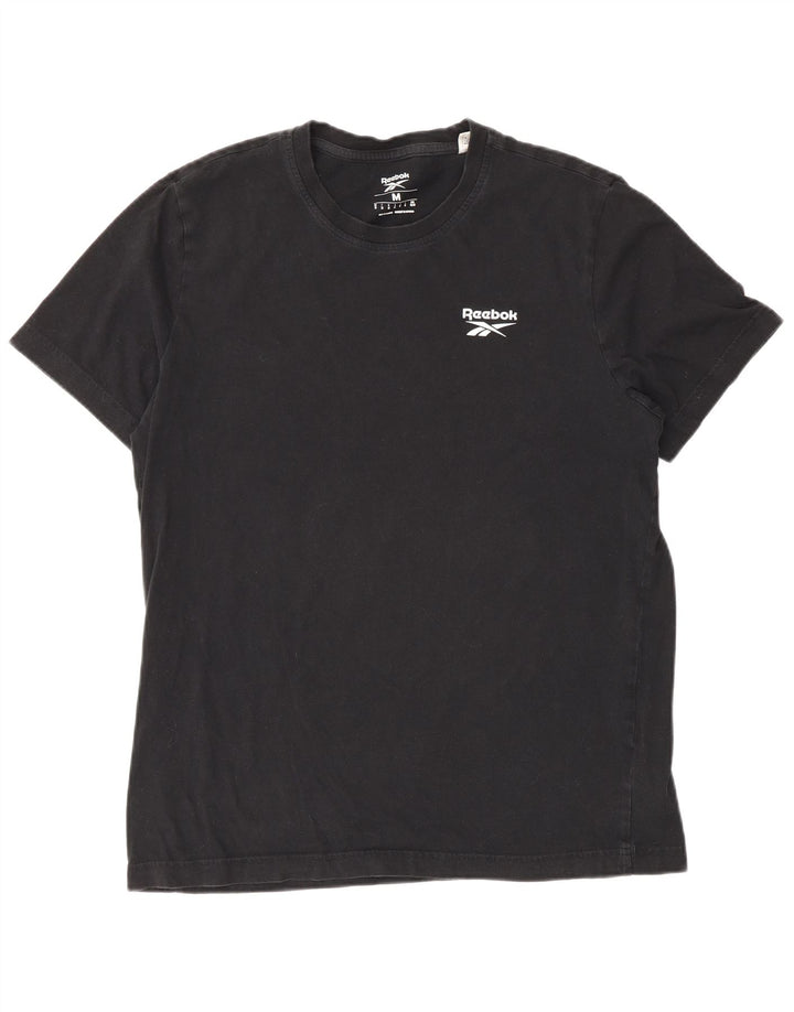 Ανδρικό T-Shirt Reebok Top Μεσαίο μαύρο βαμβακερό