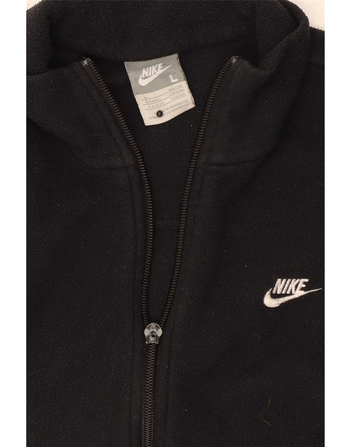 Nike Γυναικείο Fleece Jacket UK 14/16 Large Black