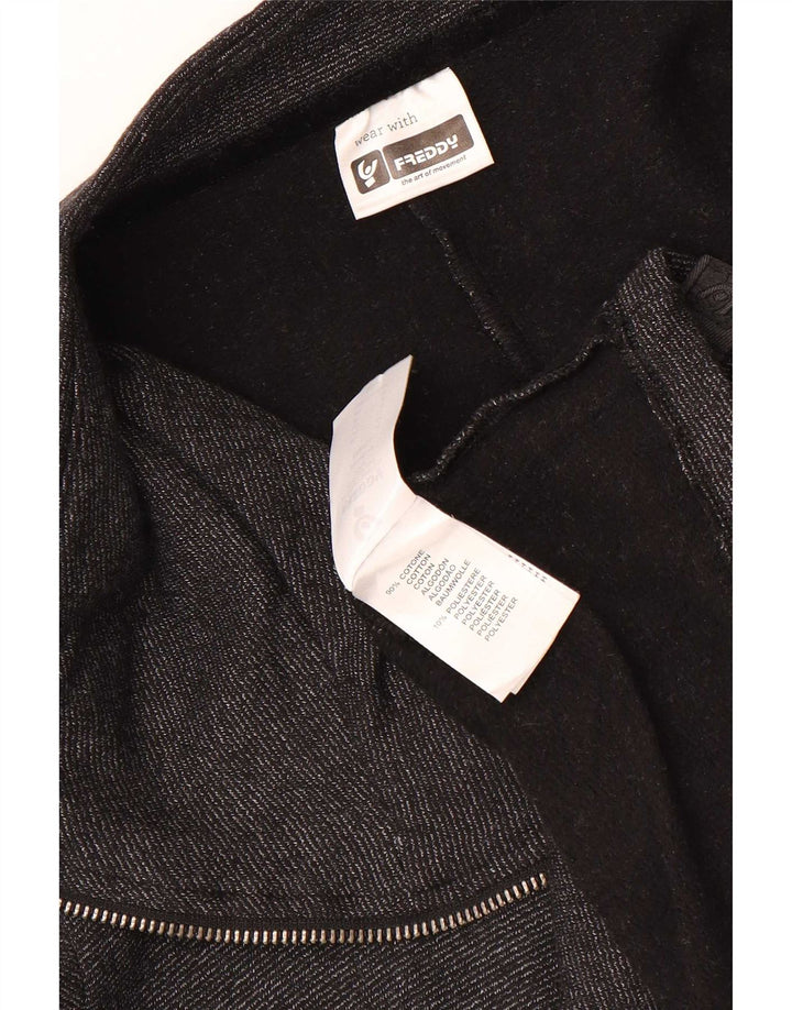 Freddy γυναικεία υπερμεγέθη αθλητική φόρμα Top Jacket UK 10 Small Grey Cotton