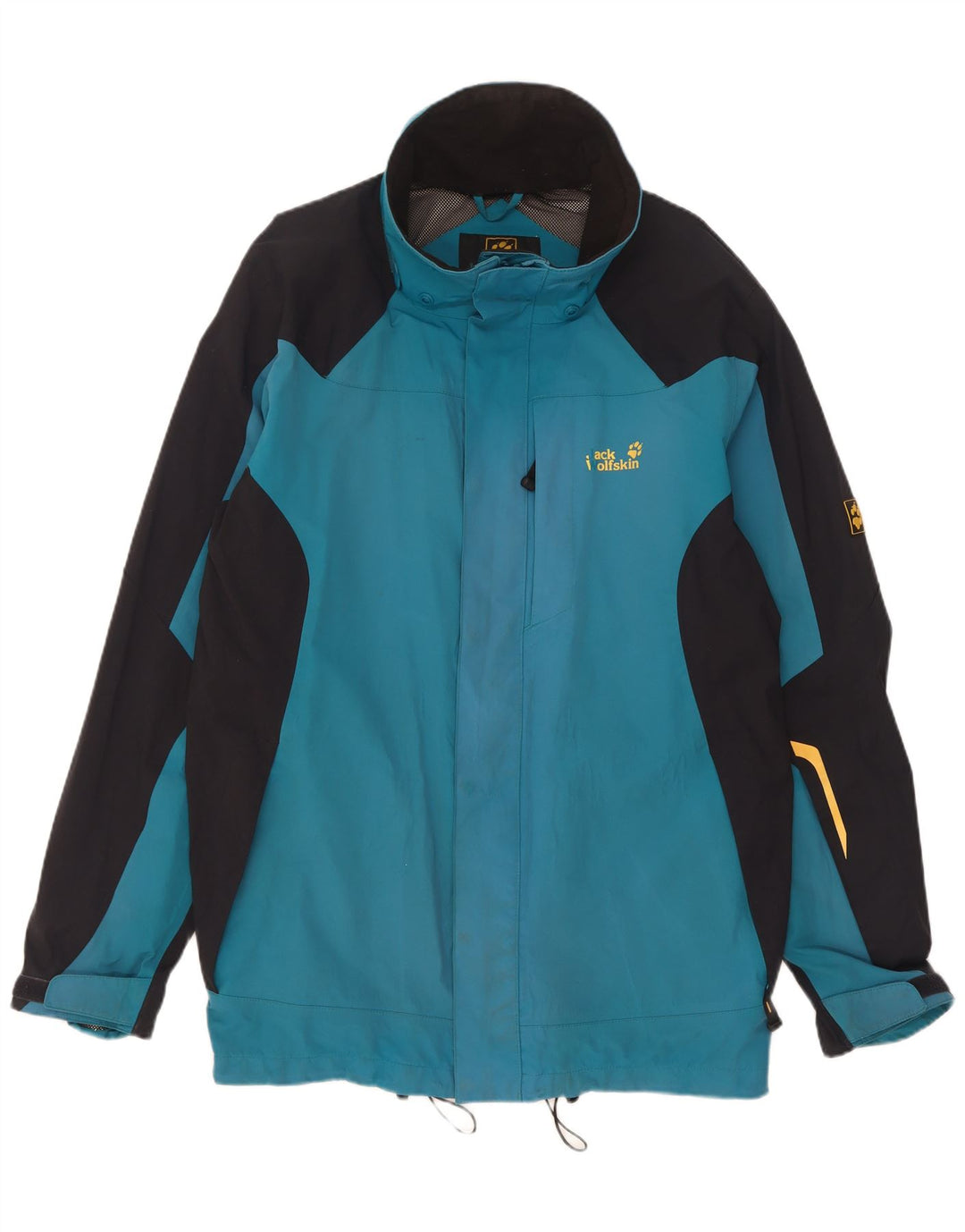 Jack Wolfskin Ανδρικό μπουφάν βροχής UK 44/46 XL Blue Colourblock Polyamide