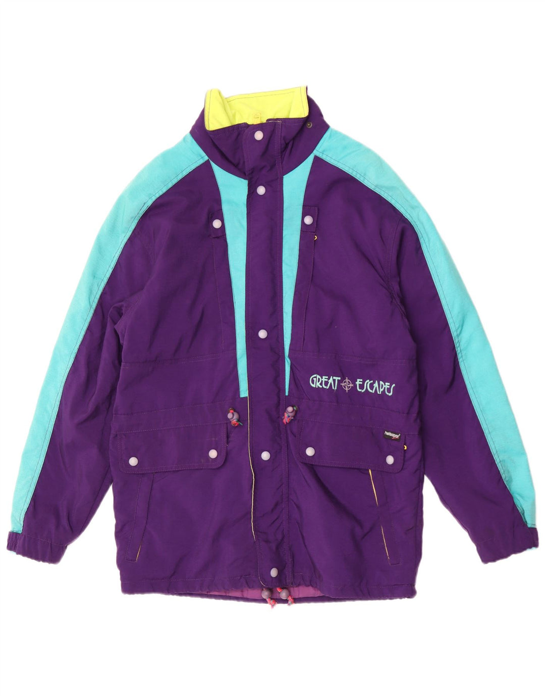 Ανδρικό μπουφάν Great Escapes Ski IT 46 Small Purple Colourblock Polyamide