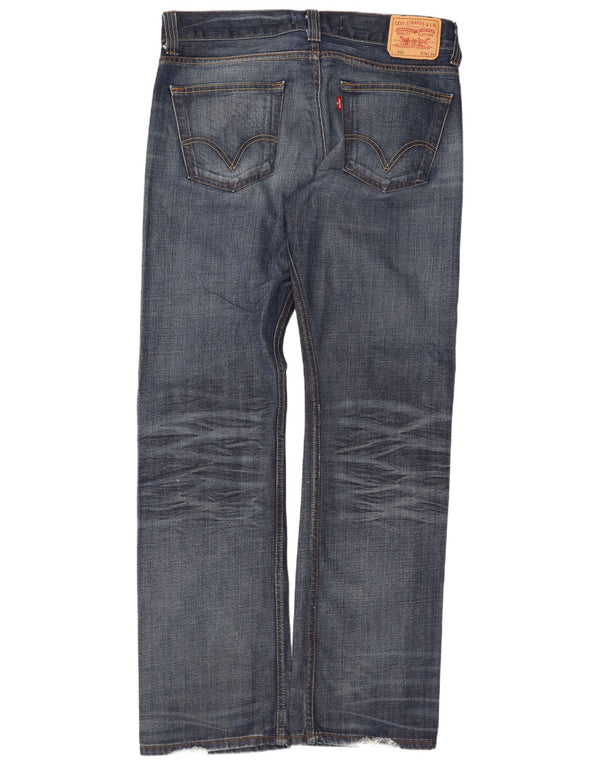 Levi's Mens 506 Standard Fit Straight Jeans W36 L34 Μπλε βαμβακερό