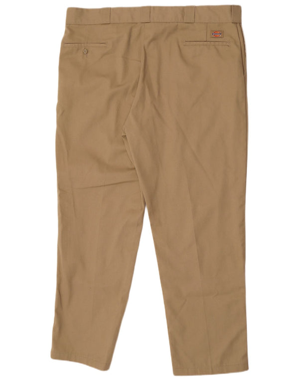 Dickies Mens 874 Original Fit Straight Cropped Παντελόνι W44 L24 Beige