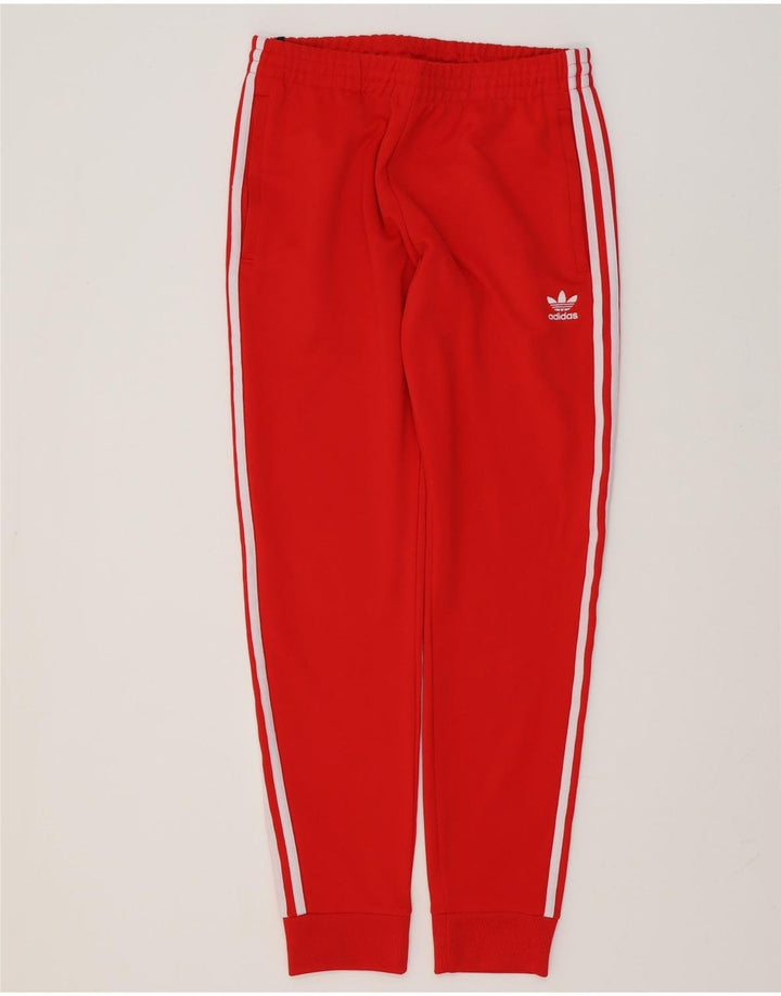 Ανδρική φόρμα Adidas Παντελόνι Joggers Μεσαίο κόκκινο πολυεστέρα