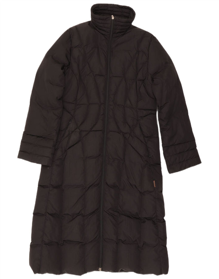 Moncler Γυναικείο παλτό με επένδυση μεγέθους 4 XL Μαύρο πολυαμίδιο