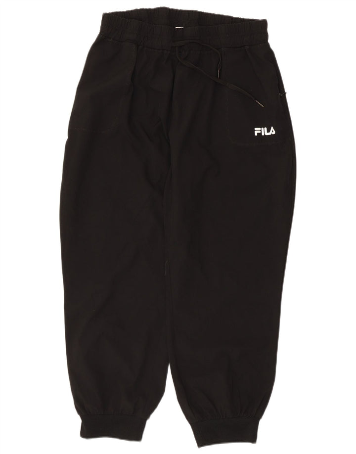 Fila Γυναικεία αθλητική φόρμα Παντελόνι Joggers UK 14 Large Μαύρο Πολυεστέρας