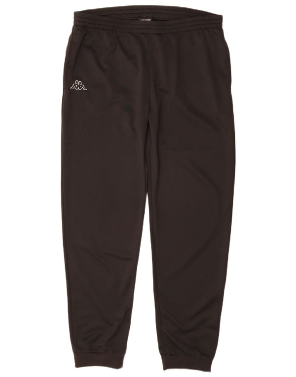 Ανδρική αθλητική φόρμα KAPPA Παντελόνι Joggers 2XL Μαύρο Πολυεστέρα