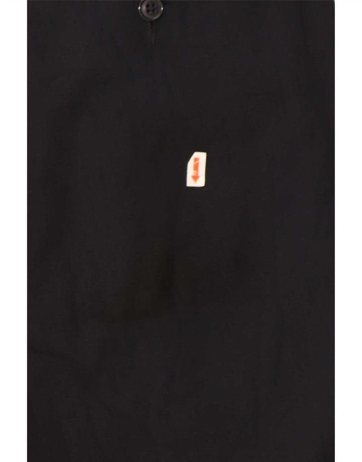 Marks & Spencer Ανδρικό παντελόνι με καρφίτσα W34 L31 Navy Blue Polyester
