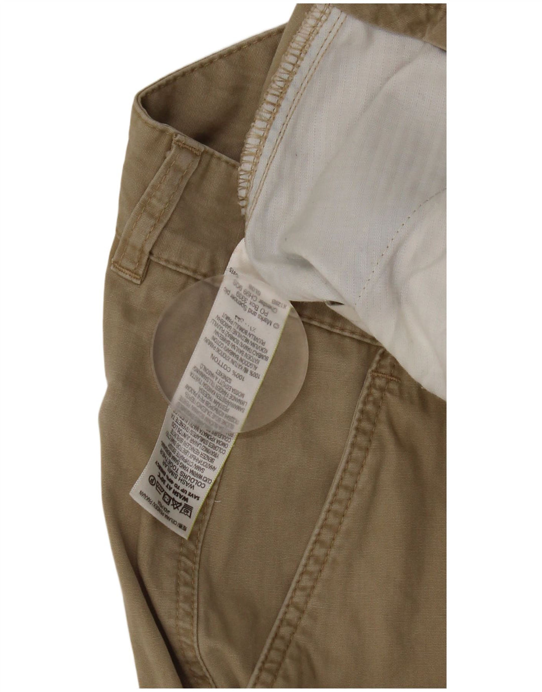 Ανδρικό σορτς Cargo Marks & Spencer W36 XL Μπεζ βαμβακερό
