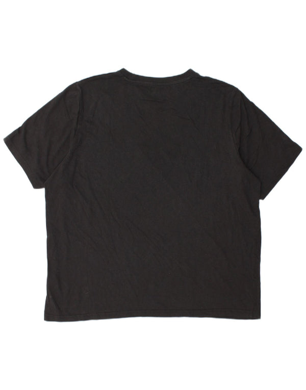 Ανδρικό γραφικό μπλουζάκι Puma 2XL μαύρο βαμβακερό