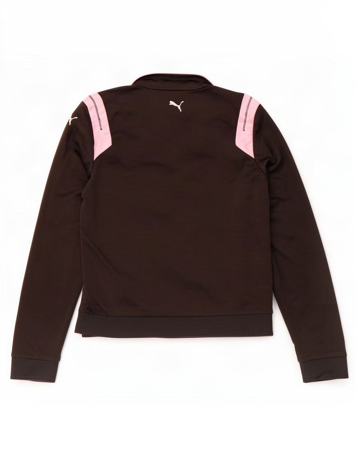 Γυναικεία αθλητική φόρμα Puma Top Jacket UK 10 Small Black Colourblock