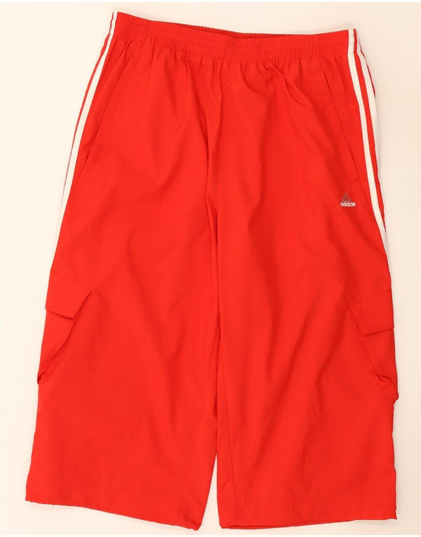 Ανδρικό σορτς Adidas Bermuda Cargo Sport μεγάλο κόκκινο νάιλον