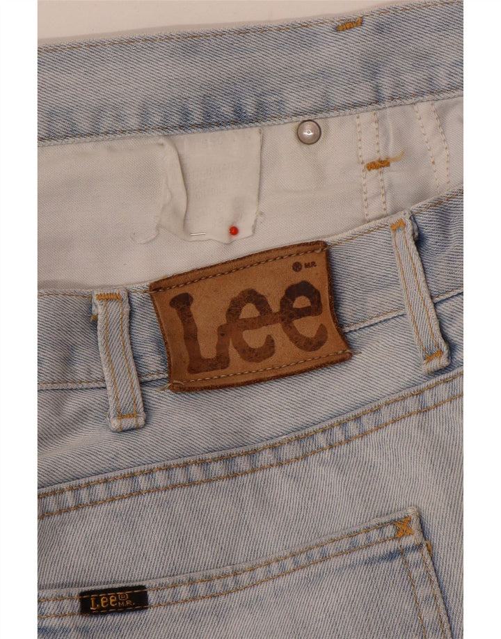 Lee Mens Straight Jeans W38 L27 Μπλε Βαμβακερό