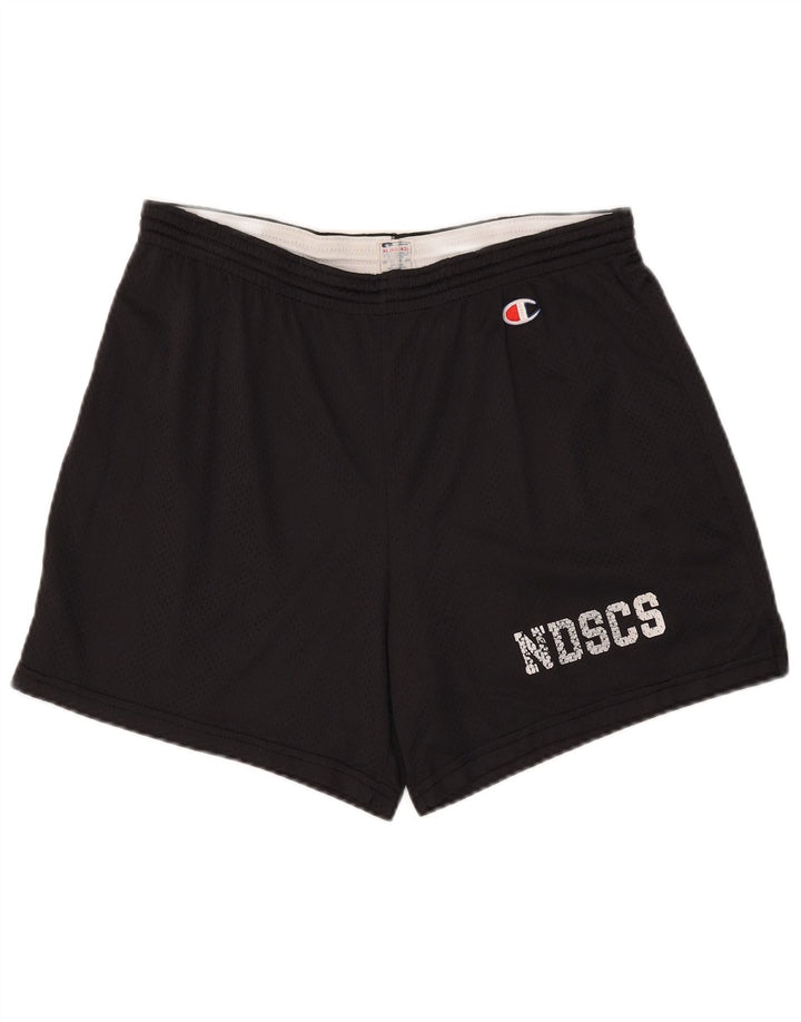 Ανδρικό γραφικό αθλητικό σορτς Champion XL μαύρο νάιλον