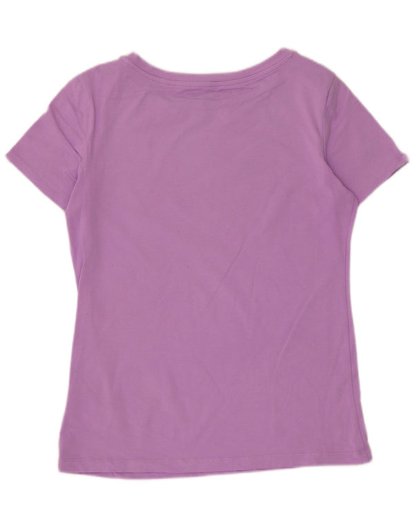 Lotto Γυναικείο T-Shirt Top UK 18 XL Μωβ βαμβακερό