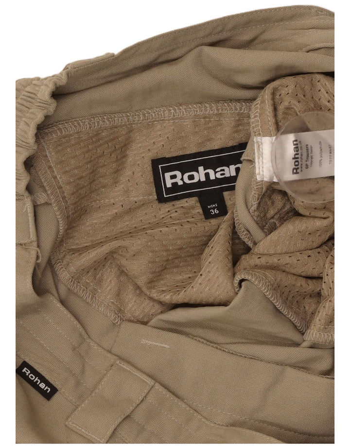 ROHAN Ανδρικό ίσιο παντελόνι Cargo W36 L27 Beige Polyamide
