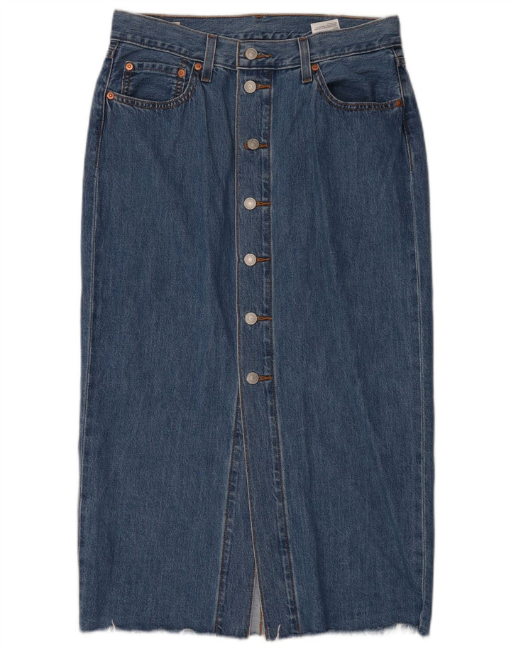 Γυναικεία τζιν φούστα Levi's W29 μεσαίο μπλε βαμβακερό