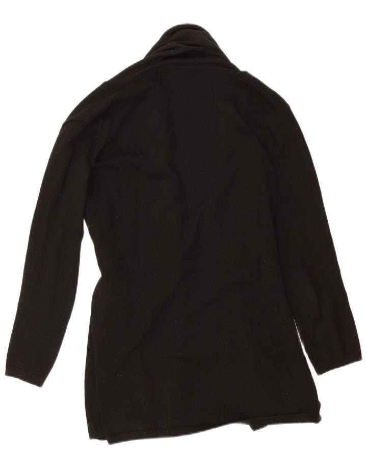 Zara Γυναικείο πουλόβερ ανοιχτό Longline ανοιχτό UK 10 Small Black