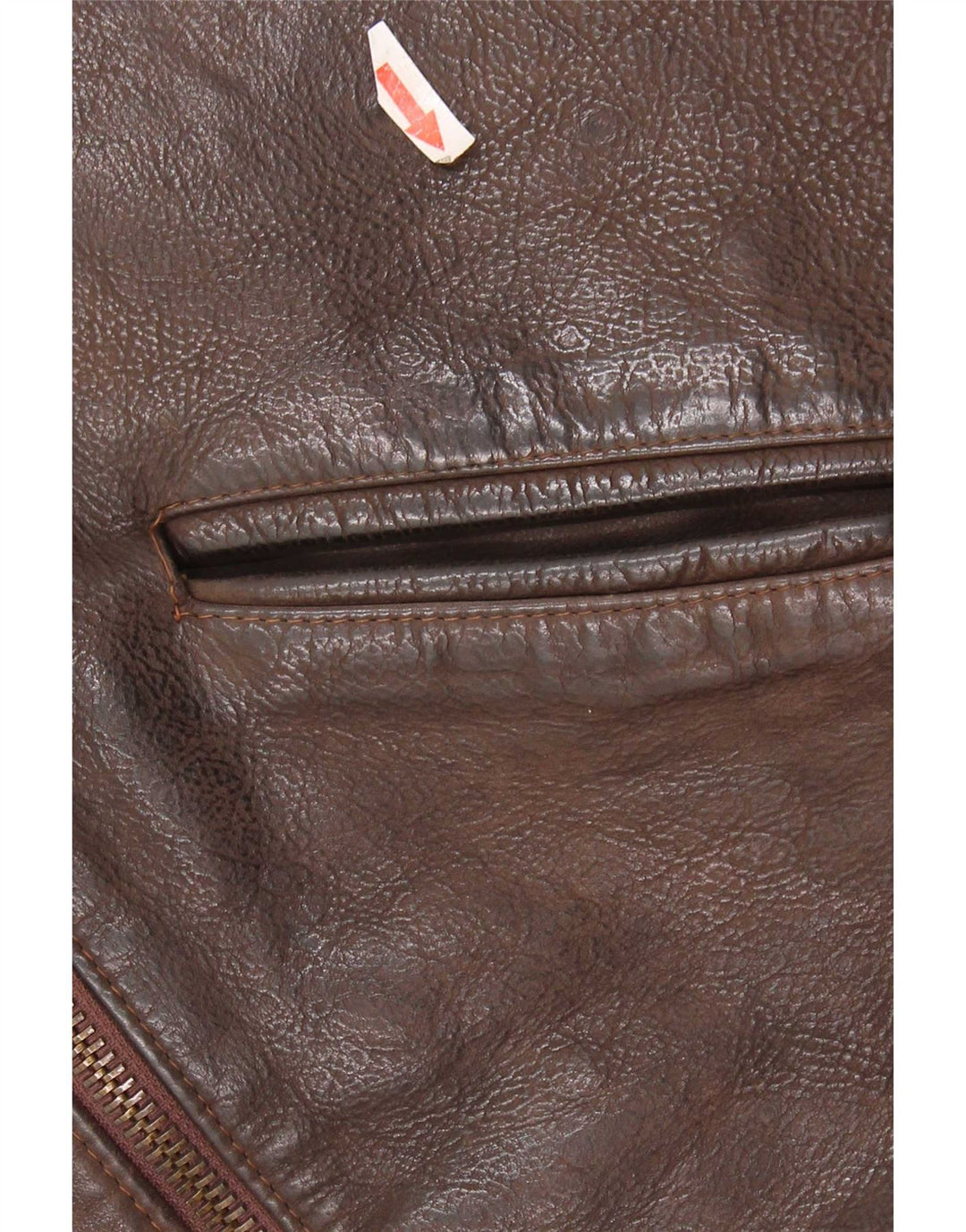 Vintage Ανδρικό Δερμάτινο Μπουφάν UK 36 Small Brown