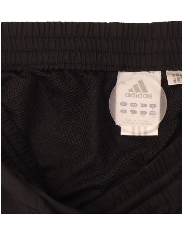 Ανδρική αθλητική φόρμα Adidas Παντελόνι μεγάλο μαύρο πολυεστέρα