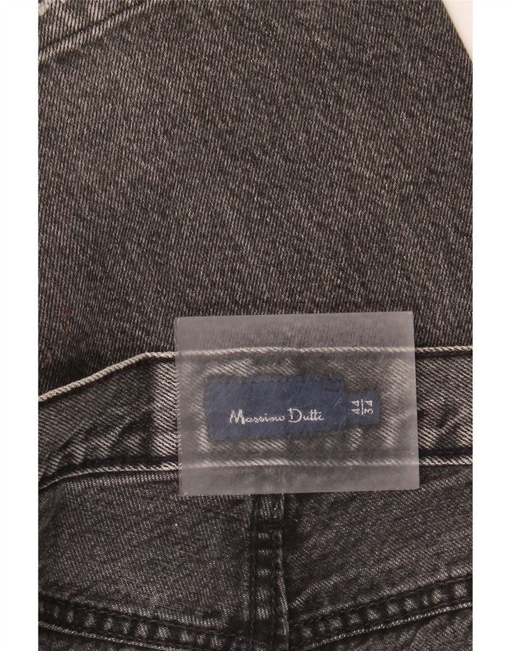 Ανδρικό τζιν ίσιο Massimo Dutti EU 44 Large W34 L30 Grey