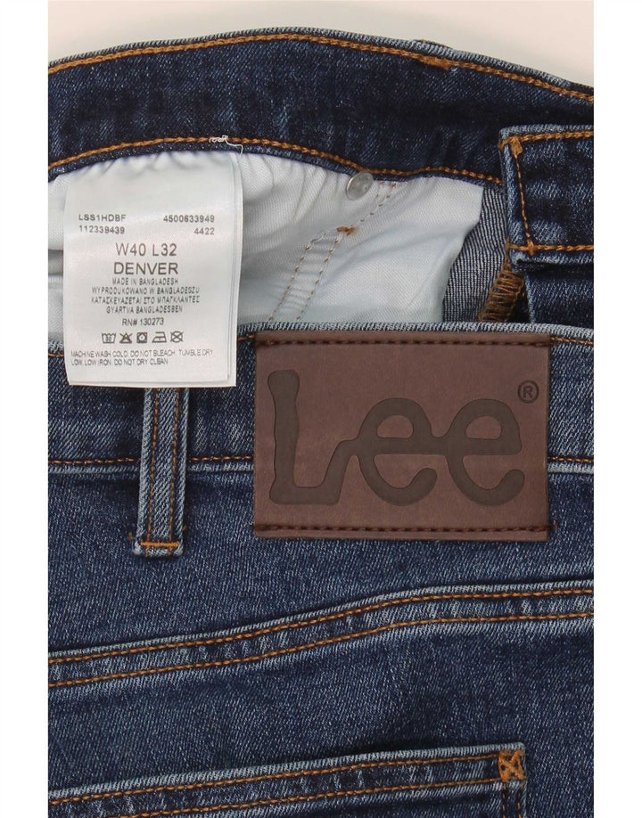 Lee Mens Denver Bootcut Jeans W40 L32 Μπλε βαμβακερό