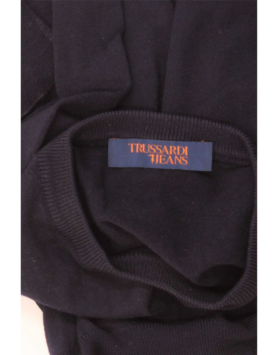 Ανδρικό πουλόβερ Trussardi Crew Neck Jumper Small Navy Blue