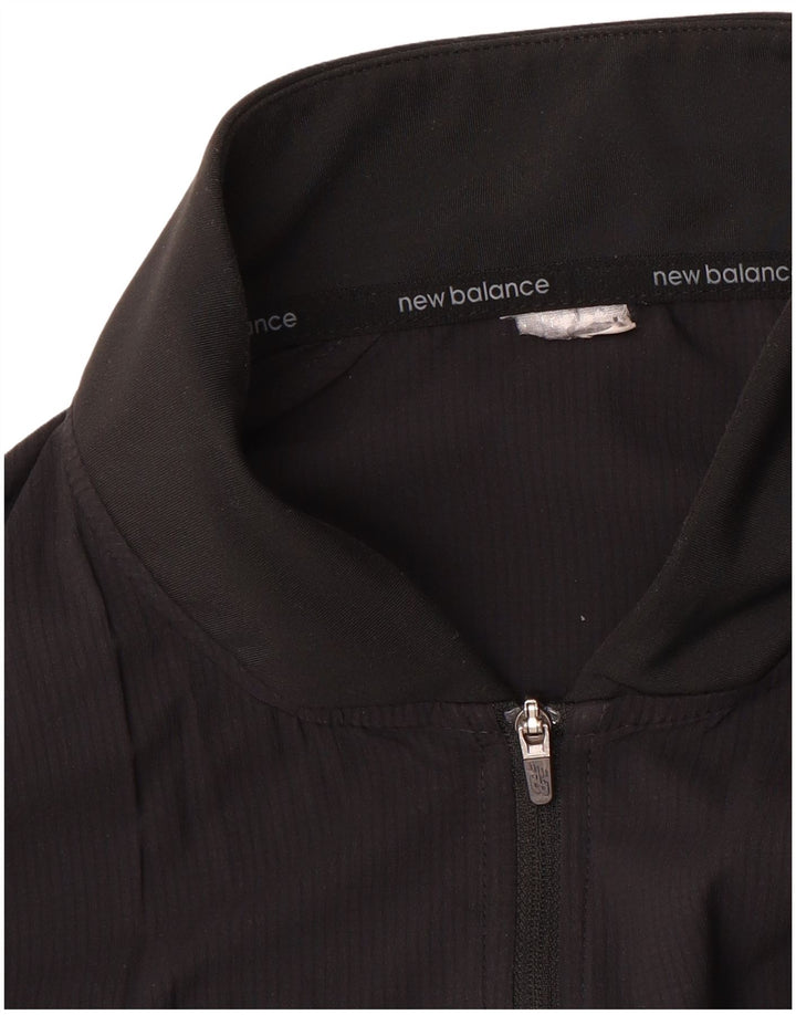 Ανδρική αθλητική φόρμα NEW BALANCE Top Jacket Μεσαίο Μαύρο