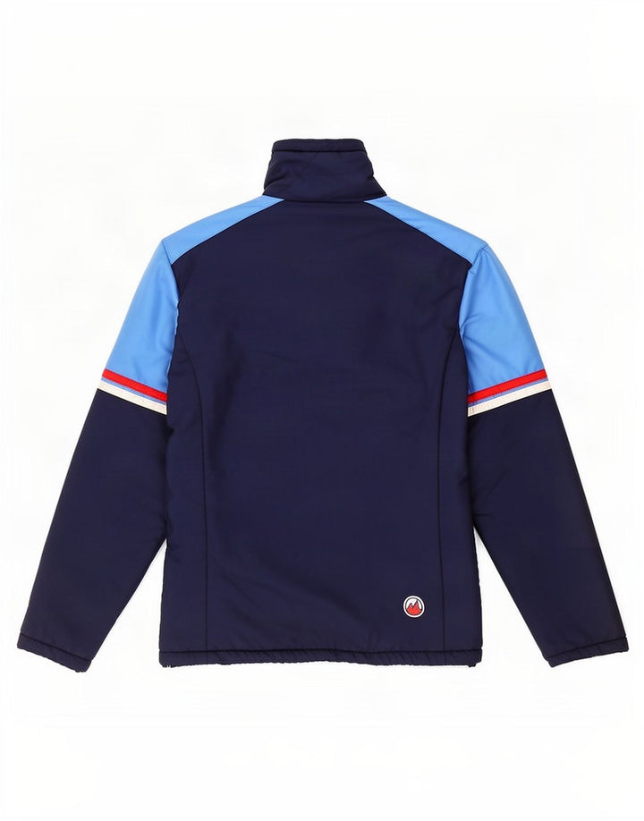 MARILENA Ανδρικό μπουφάν με επένδυση UK 38 Medium Navy Blue Colorblock Πολυαμίδιο