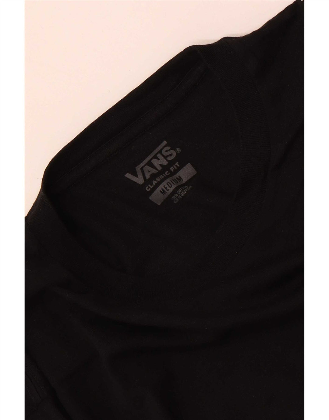 Ανδρικό μπλουζάκι Vans Classic Fit Top Μεσαίο μαύρο βαμβακερό