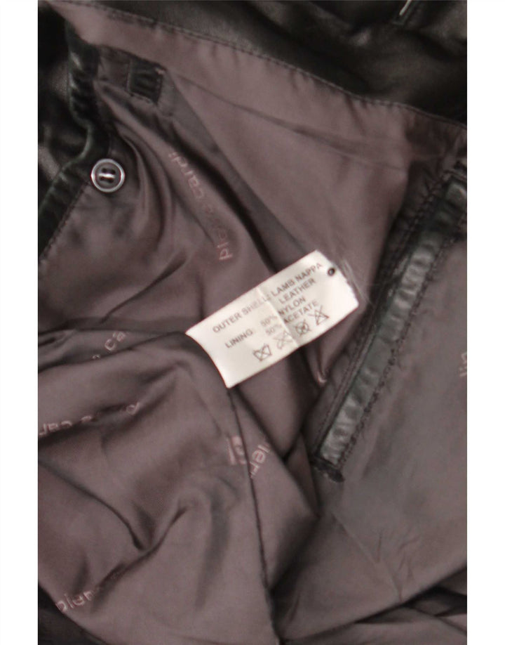 Pierre Cardin Ανδρικό Δερμάτινο Μπουφάν UK 40 Large Μαύρο