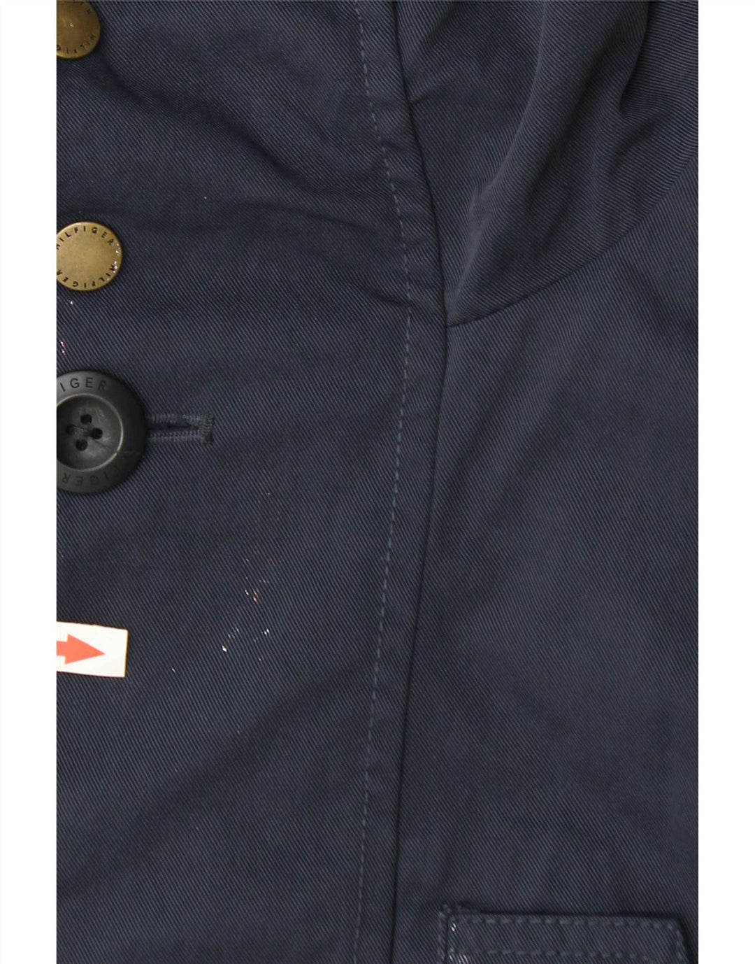 Tommy Hilfiger Ανδρικό μπουφάν βροχής με κουκούλα UK 38 Medium Navy Blue Polyamide