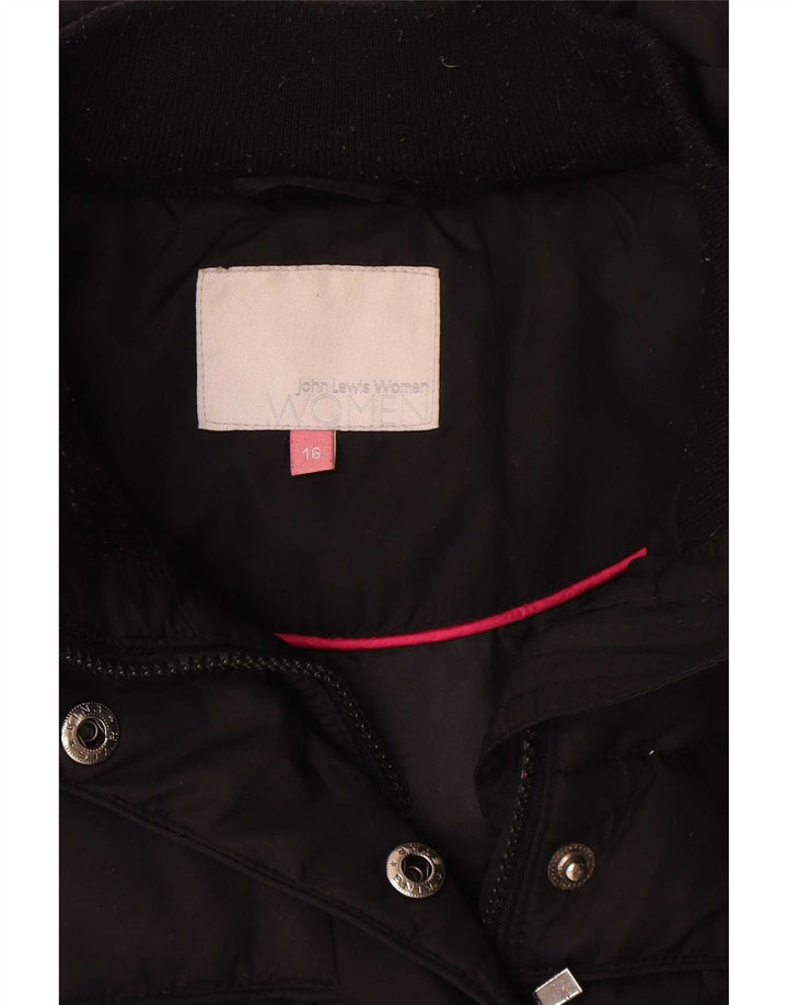 John Lewis Γυναικεία padded Gilet UK 16 Large Black Polyester