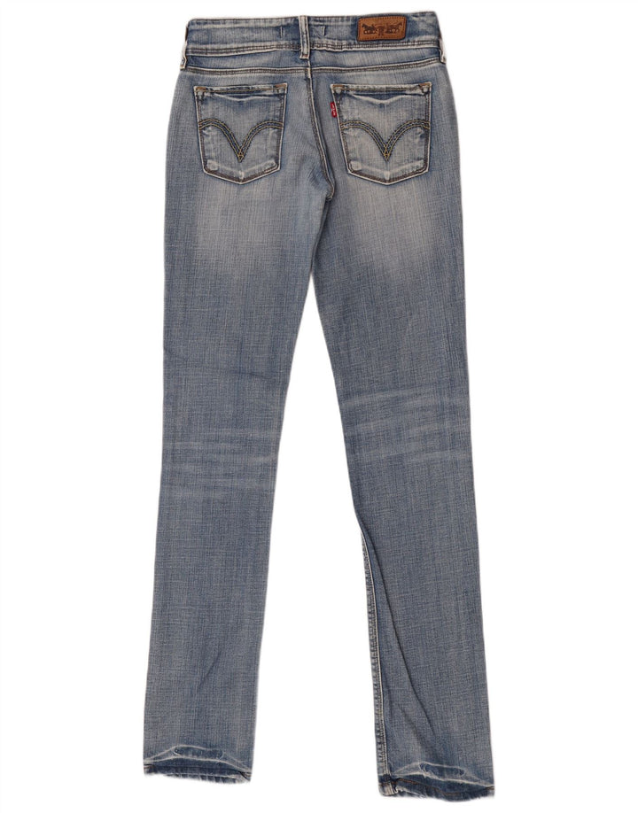Levi's Womens 571 Low Waist Slim Jeans W26 L34 Blue