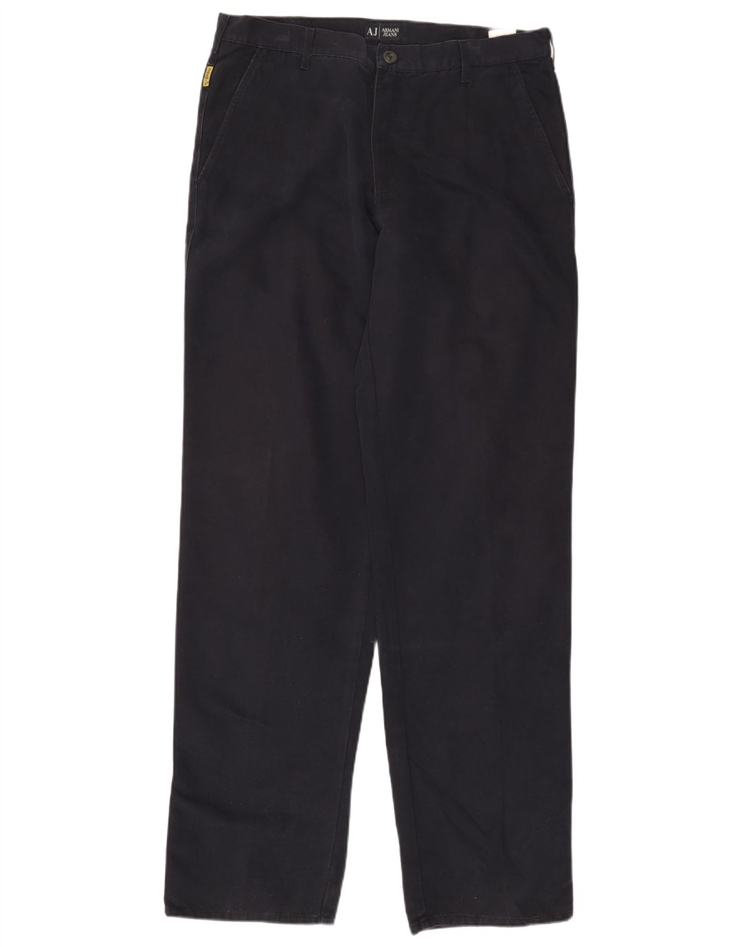 Ανδρικό ίσιο παντελόνι Chino ARMANI EU 52 XL W36 L36 Navy Blue Cotton