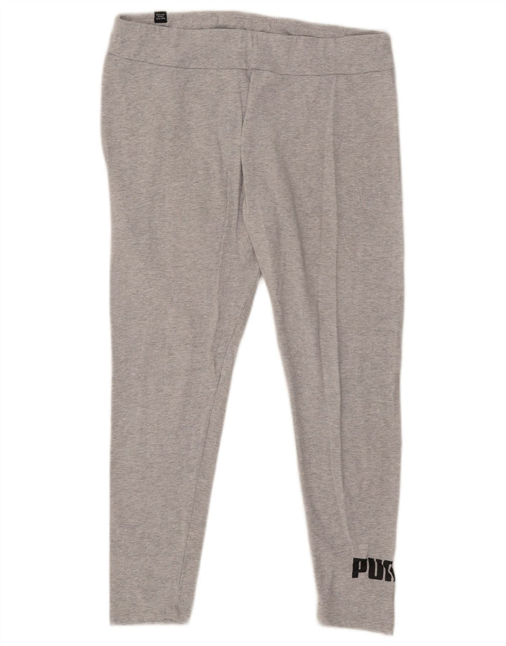 Γυναικεία γραφικά κολάν Puma UK 14 Large Grey Flecked