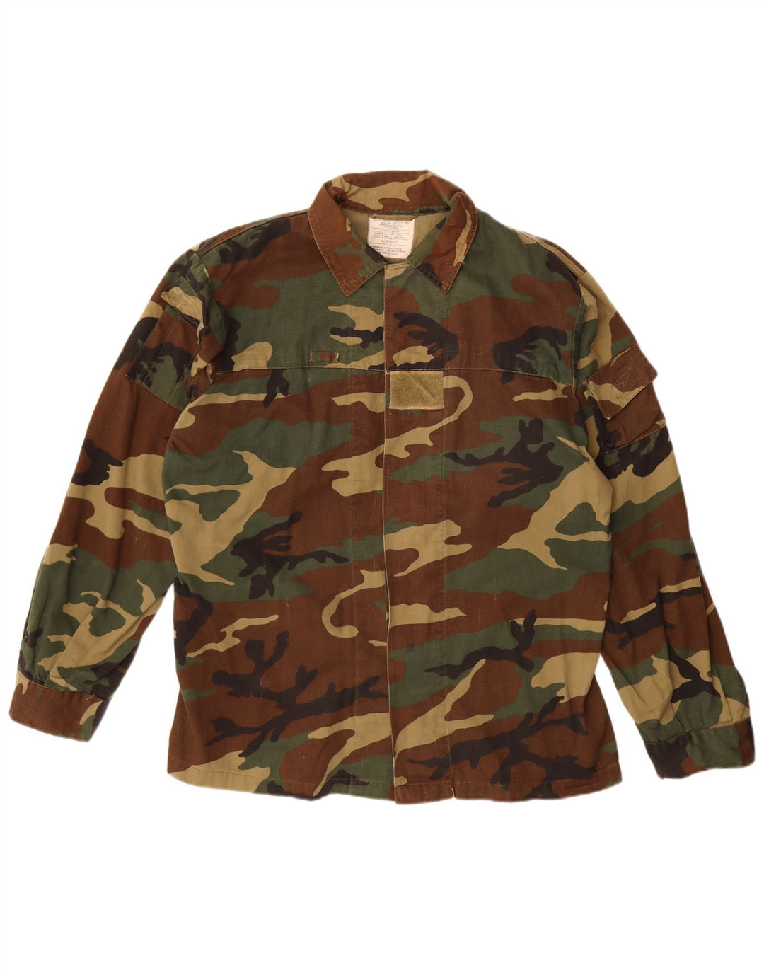 VINTAGE Ανδρικό Στρατιωτικό Μπουφάν IT 56 3XL Χακί Καμουφλάζ Βαμβακερό